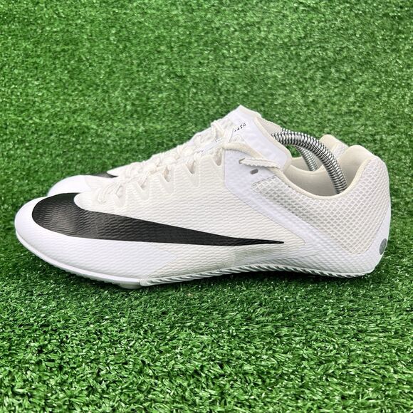 Nike Zoom Rival Sprint Track Shoes Men's 10 White Black Cleat Spikes‎ DC8753-100 - Picture 9 of 17